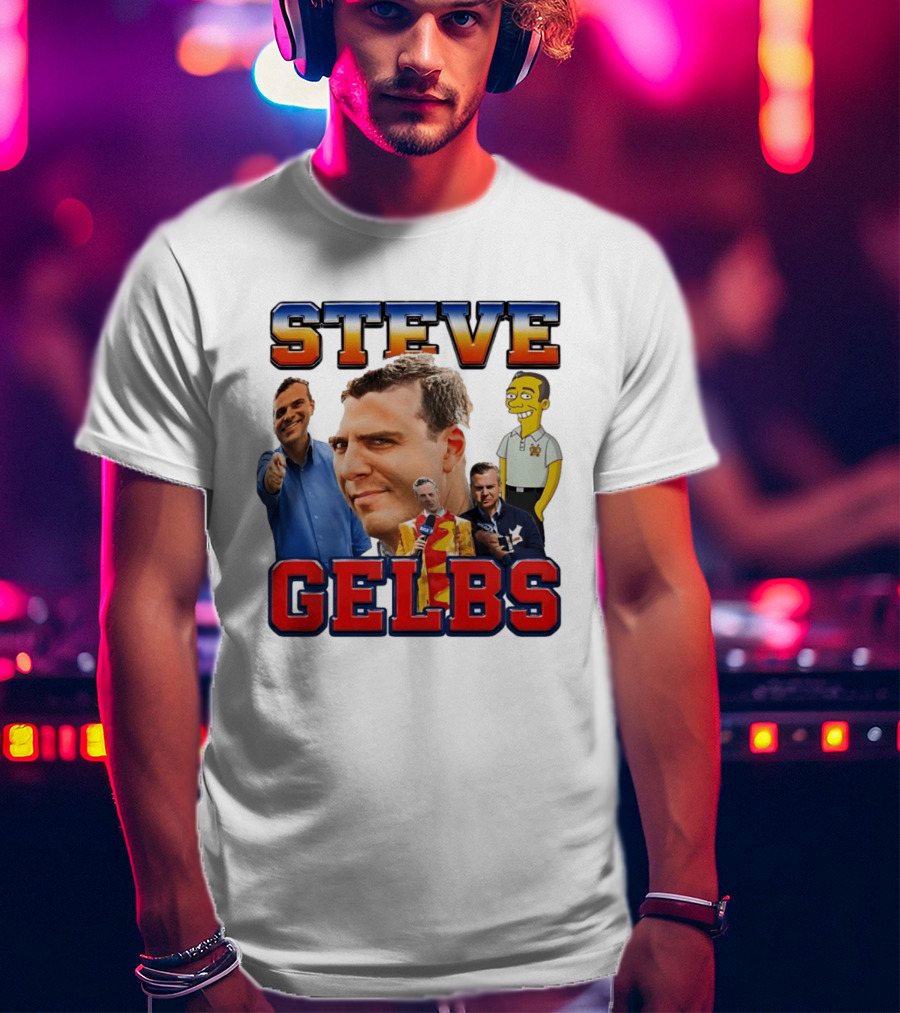 STEVE GELBS SNY Mets Broadcaster Sports Reporter T-Shirt