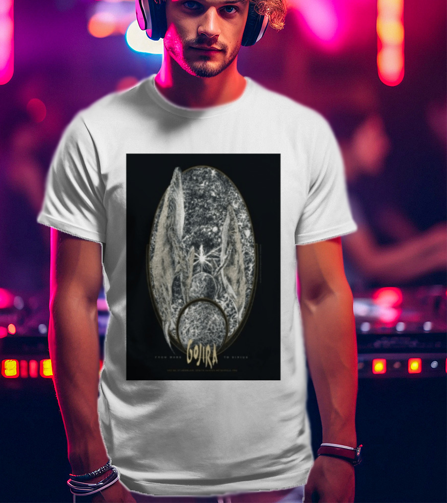 Gojira From Mars To Sirius Saint Herblain France Event December 2 2025 T-Shirt