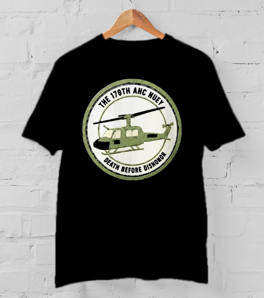 The 178th AHC Huey Death Before Dishonor Helicopter T-Shirt