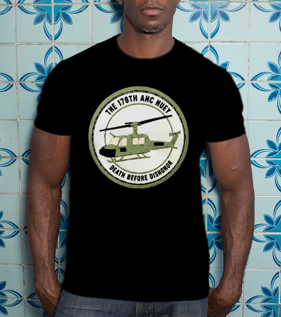 The 178th AHC Huey Death Before Dishonor Helicopter T-Shirt