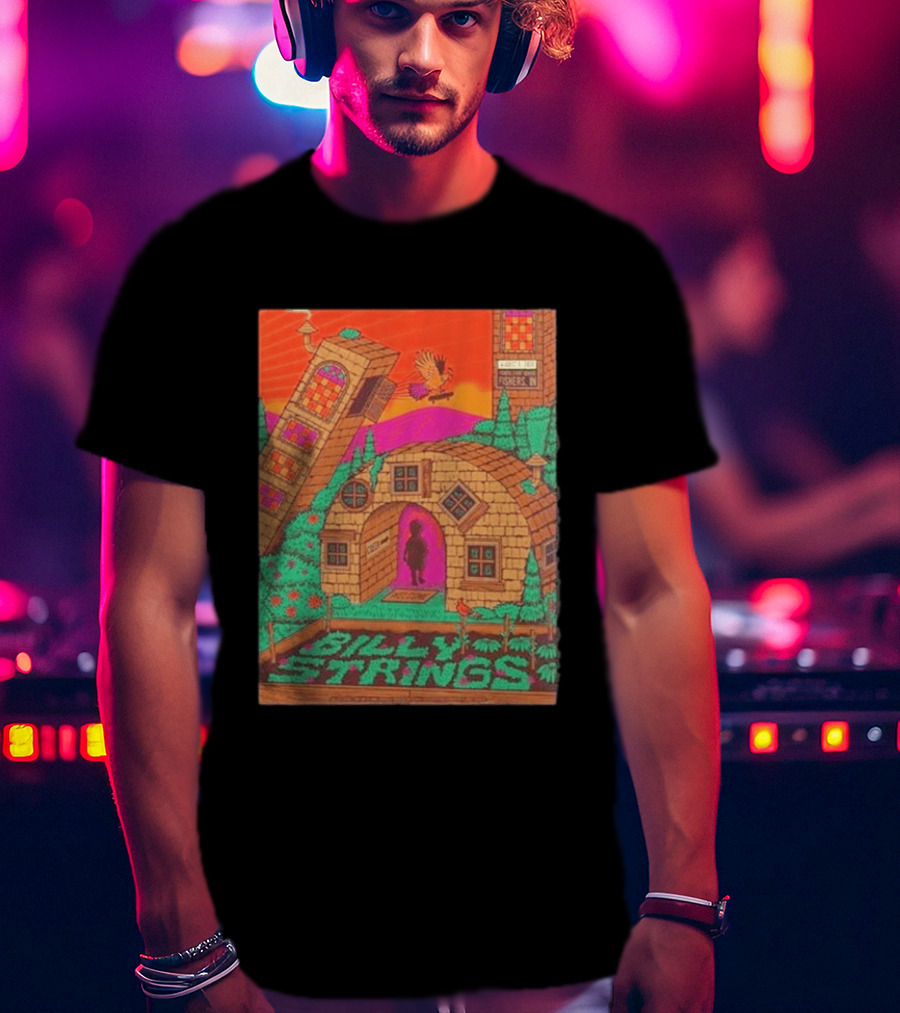Billy Strings Fishers IN 2026 Night 3 Live August 8 Event Center T-Shirt