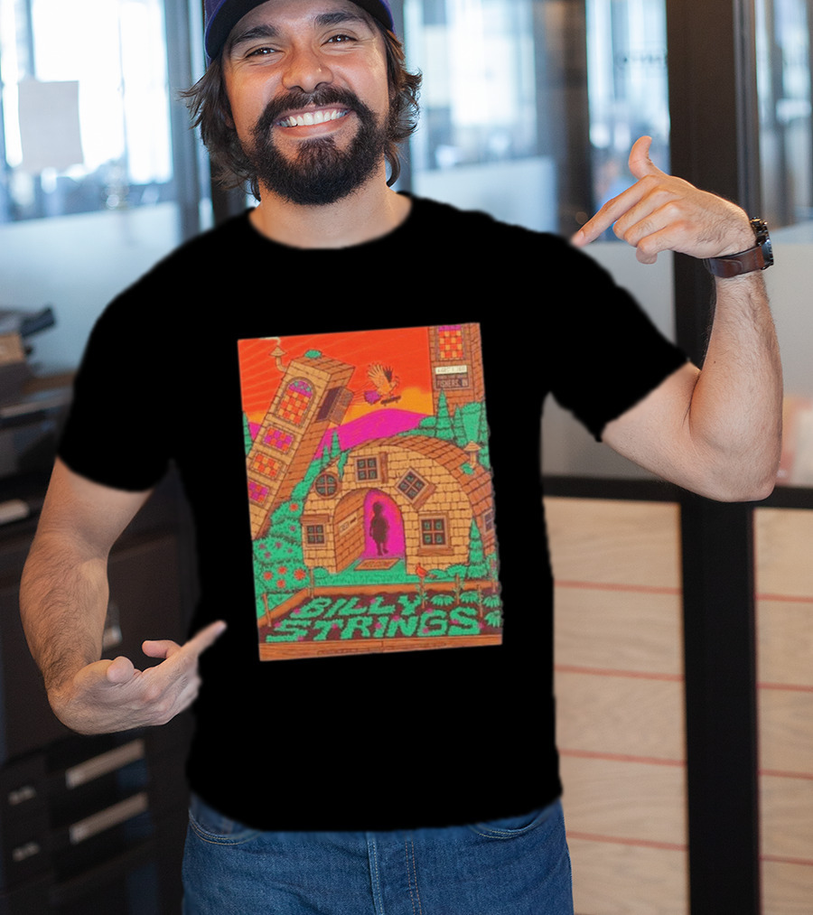 Billy Strings Fishers IN 2026 Night 3 Live August 8 Event Center T-Shirt