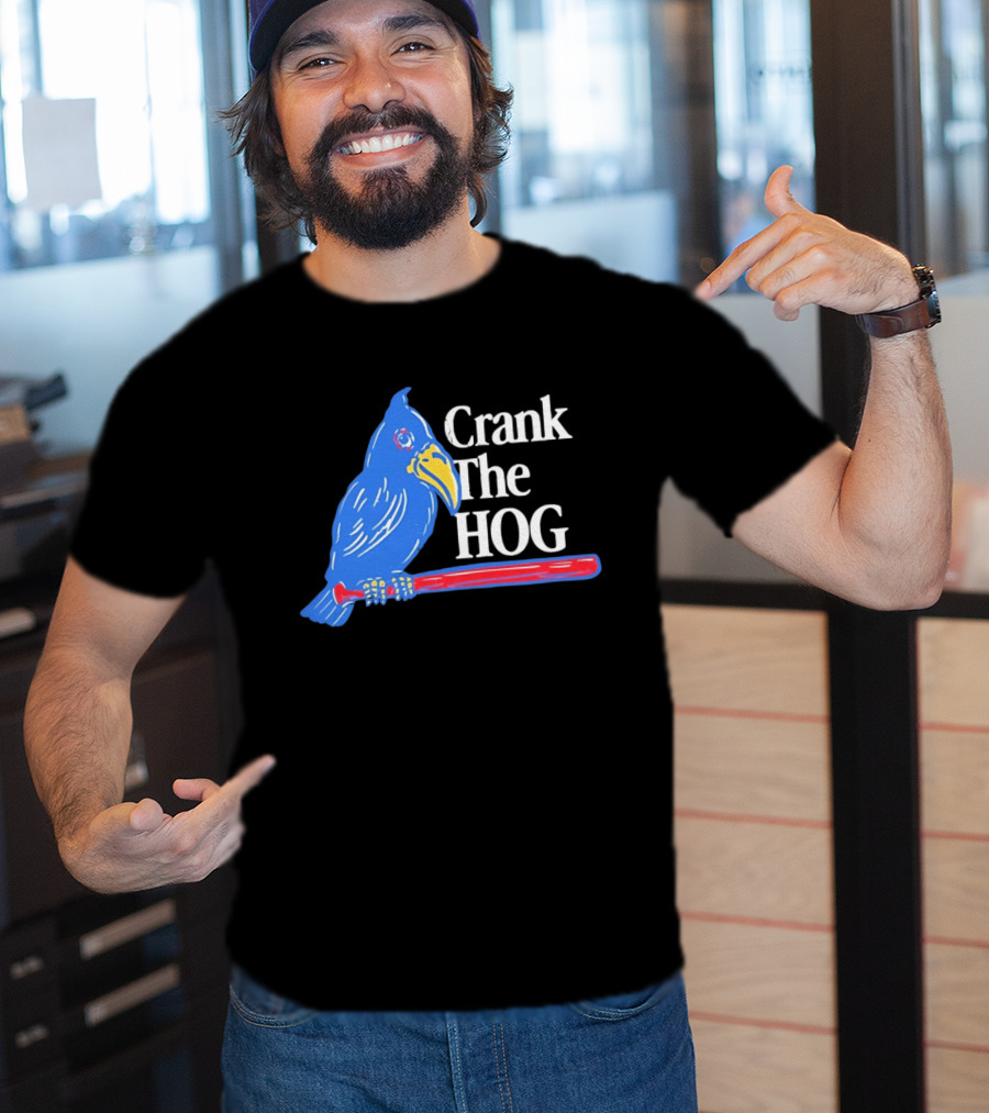 Crank The Hog Villanova Wildcats Basketball Jay Wright NCAA Sports T-Shirt