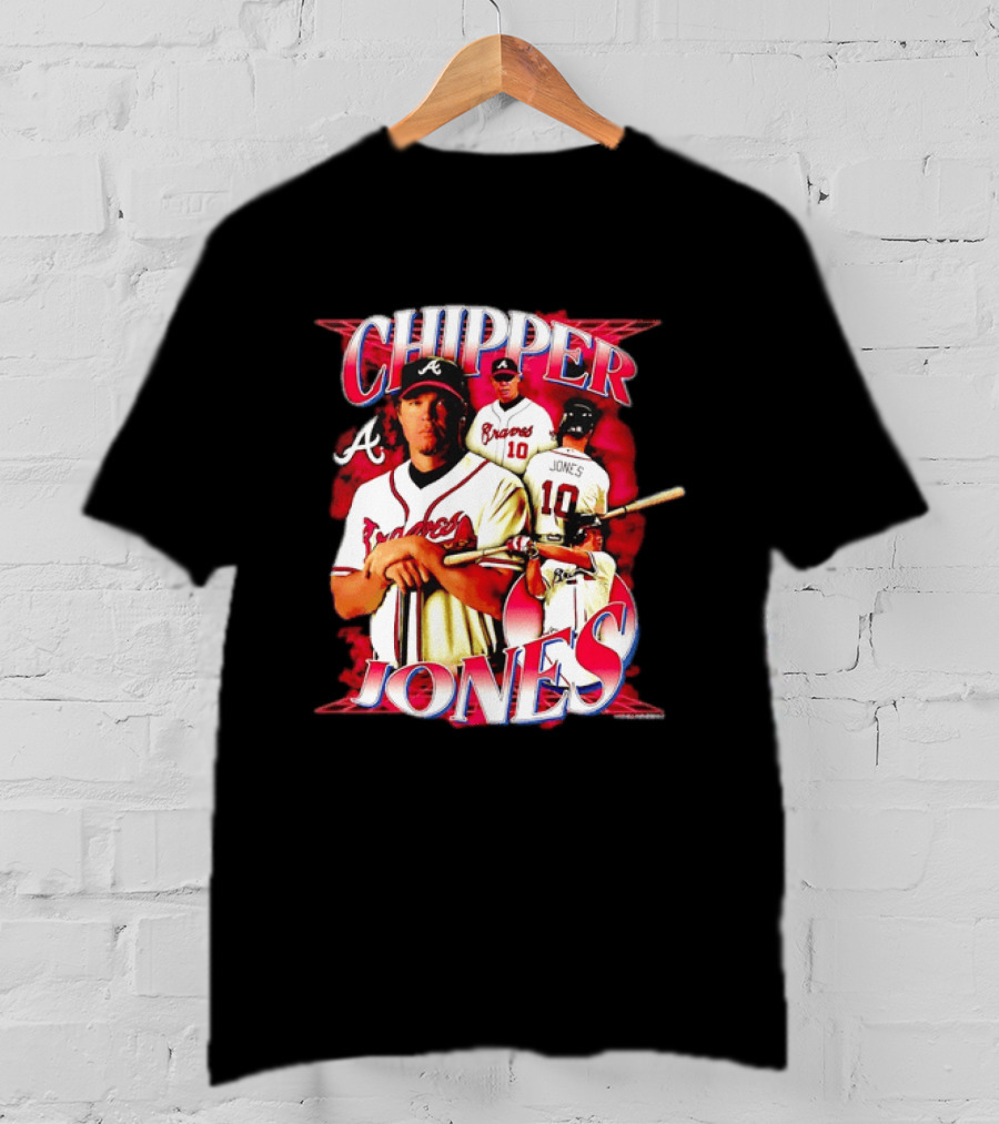 Chipper Jones Atlanta Braves Number 10 MLB Legend T-Shirt