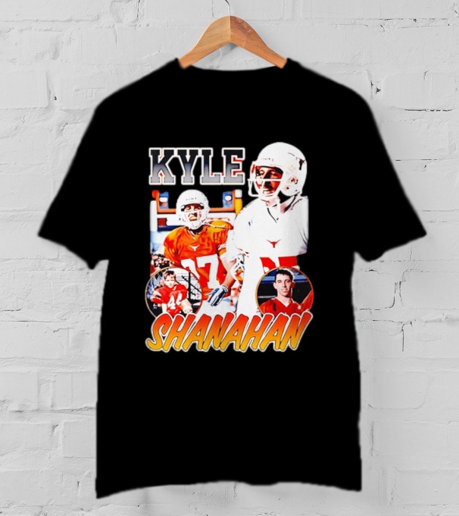 Kyle Shanahan Texas Longhorns Football Legend Player Number 17 T-Shirt