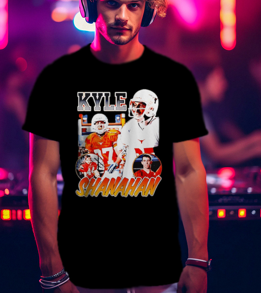 Kyle Shanahan Texas Longhorns Football Legend Player Number 17 T-Shirt