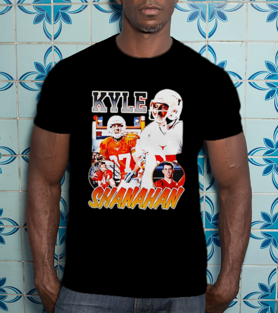 Kyle Shanahan Texas Longhorns Football Legend Player Number 17 T-Shirt