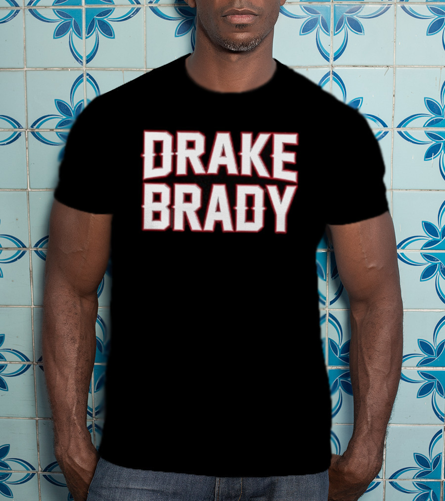 Drake Brady Bold Lettering Sports Fusion T-Shirt