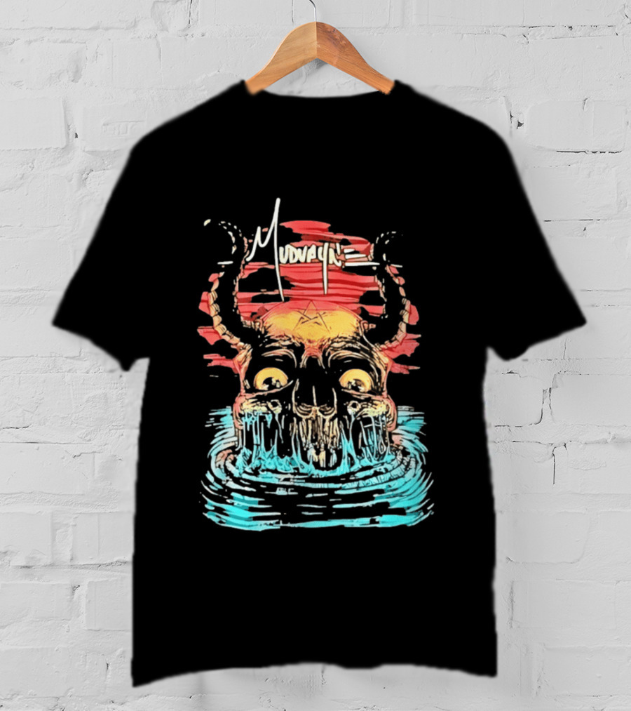 Mudvayne Skull Horns Water Heavy Metal T-Shirt