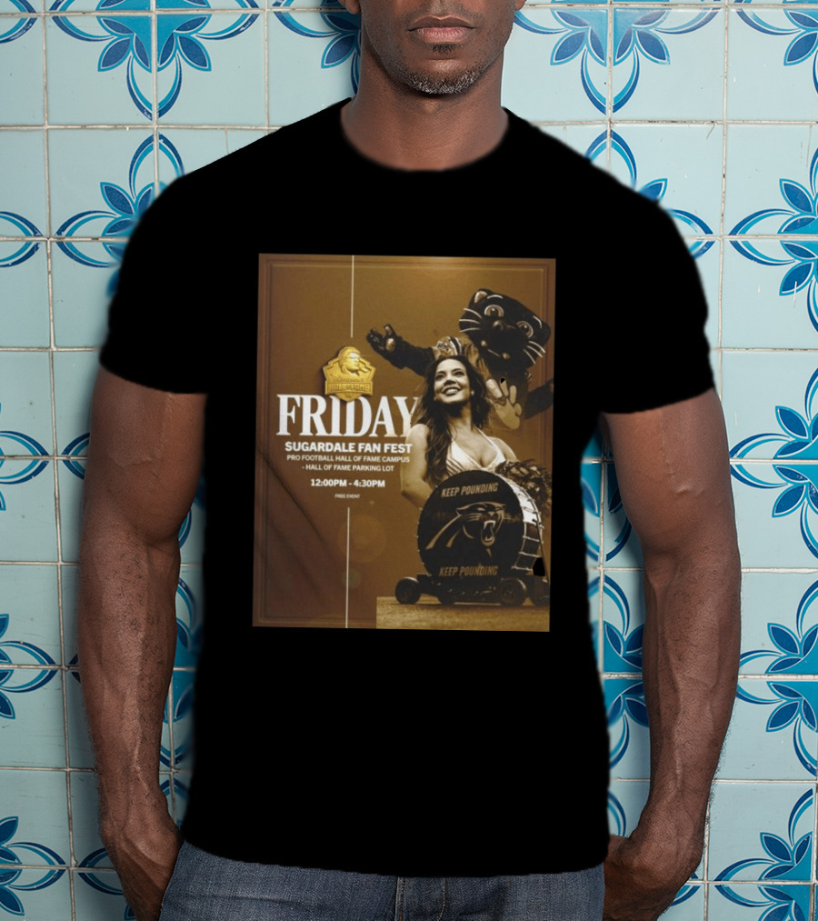 Friday Sugardale Fan Fest Pro Football Hall Of Fame Campus Keep Pounding Event 12PM 4:30PM Free Entry T-Shirt