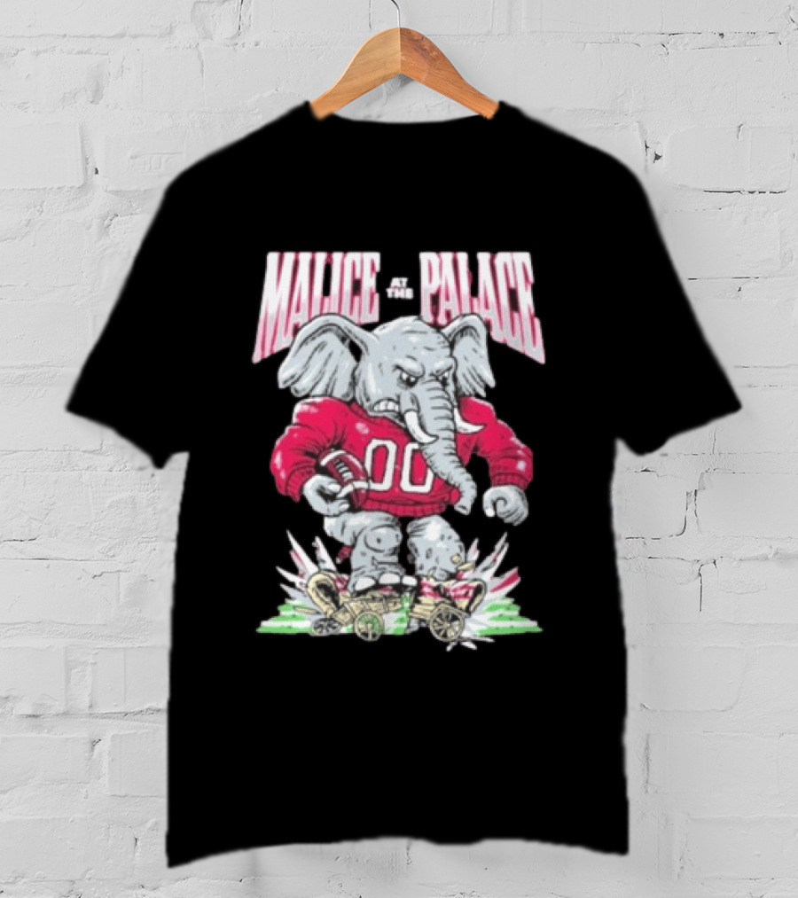 Alabama Crimson Tide Malice At The Palace Elephant 00 Beat Ou T-Shirt