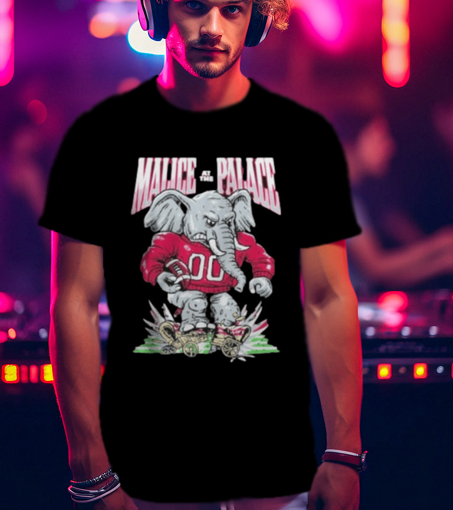 Alabama Crimson Tide Malice At The Palace Elephant 00 Beat Ou T-Shirt