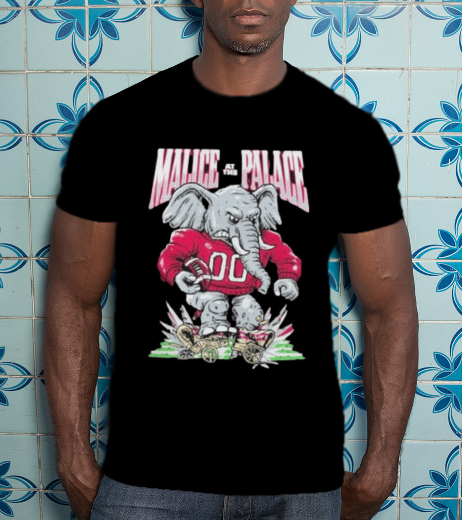 Alabama Crimson Tide Malice At The Palace Elephant 00 Beat Ou T-Shirt