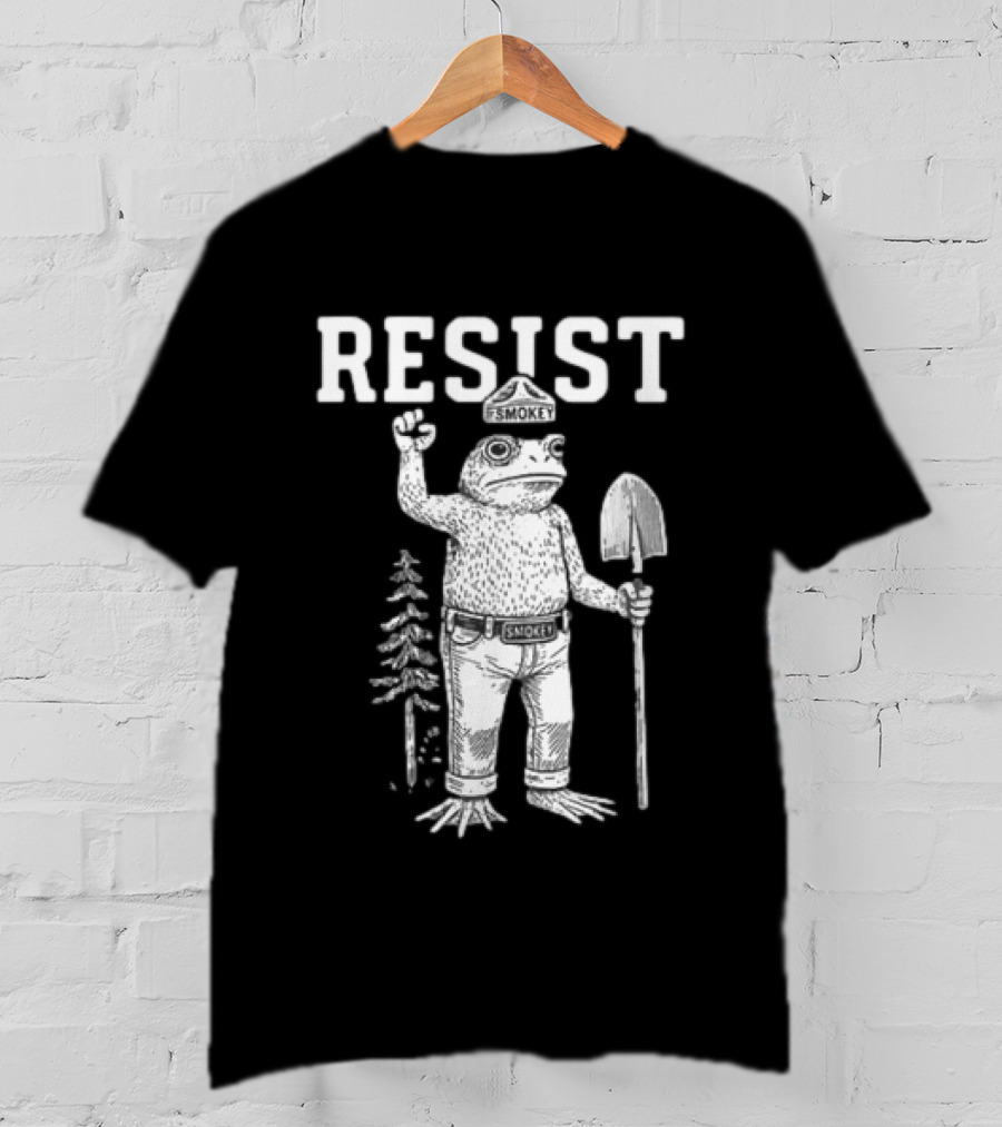 Resist Smokey Frog Portland Original Free Hat T-Shirt