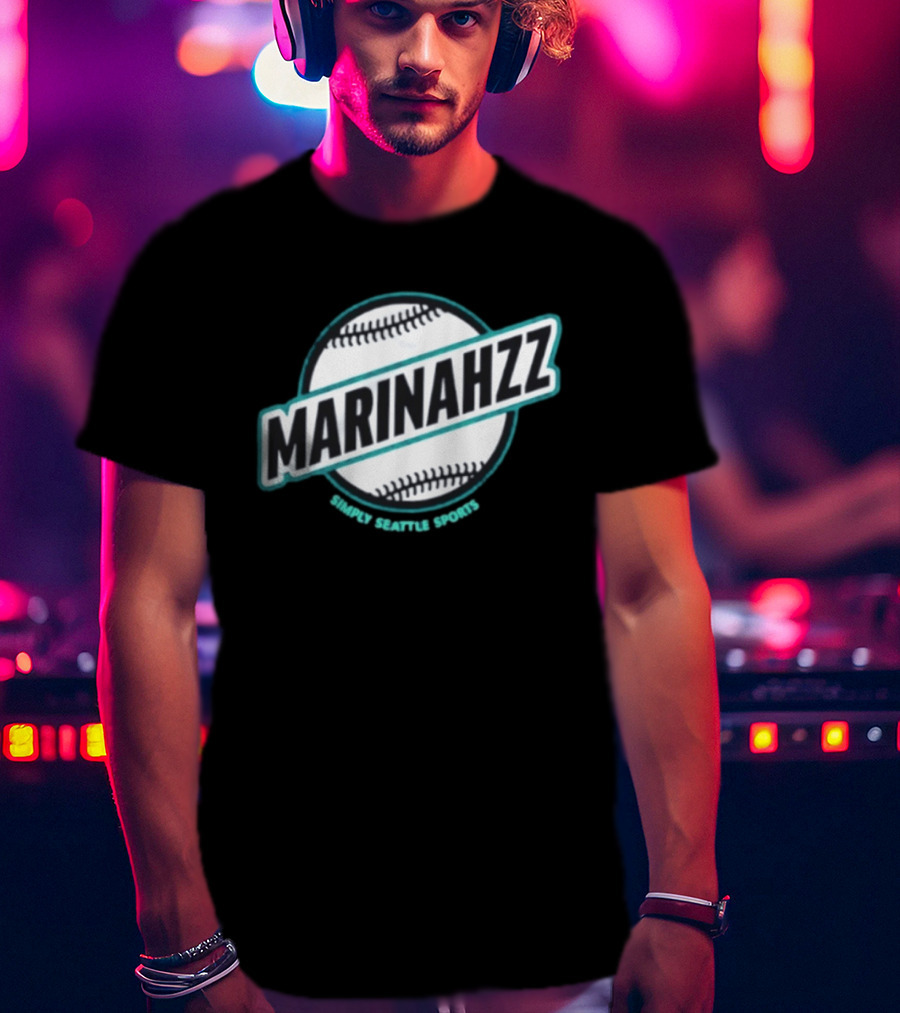 Marinahzz Simply Seattle Mariners Sports Baseball T-Shirt