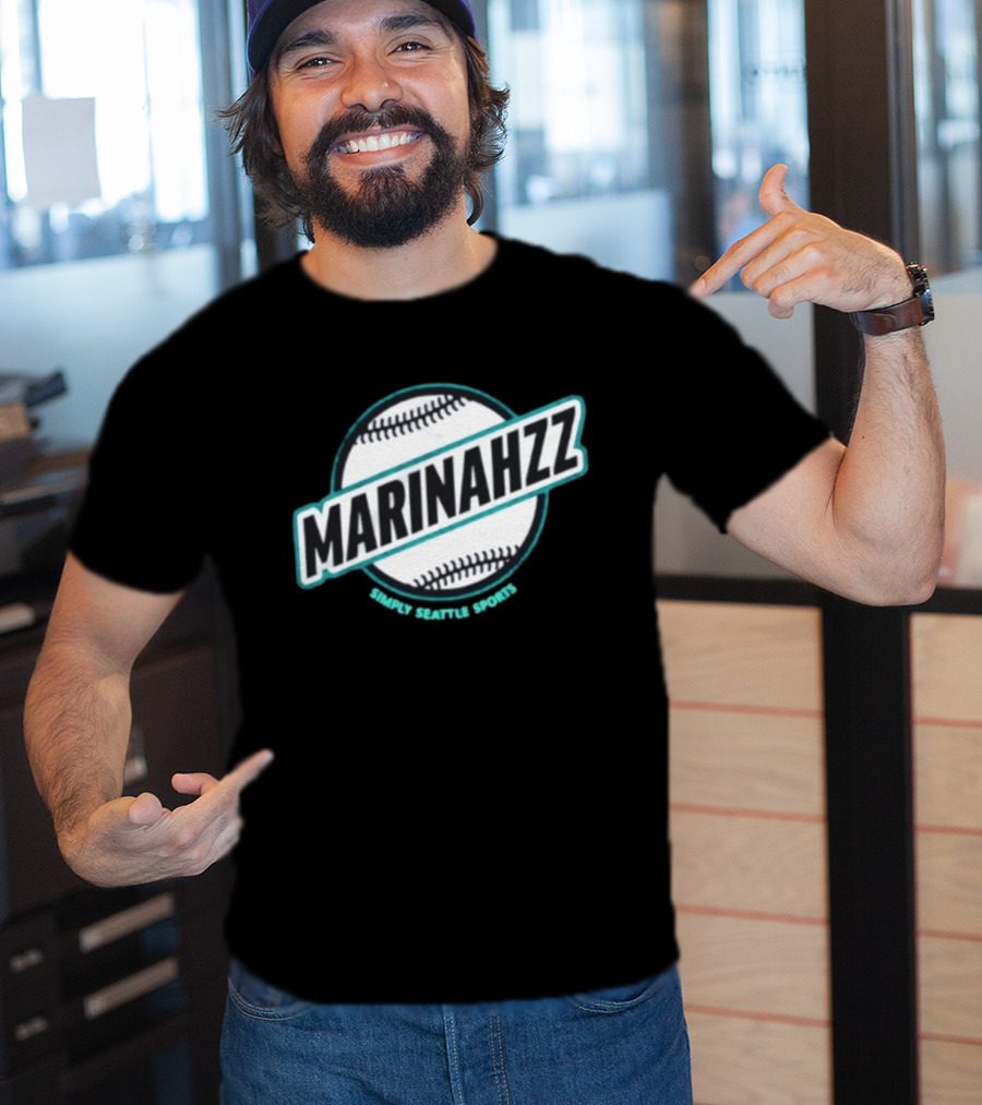 Marinahzz Simply Seattle Mariners Sports Baseball T-Shirt