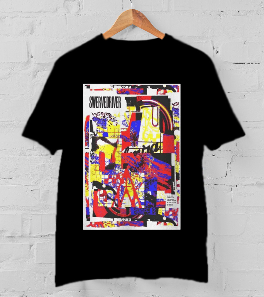 Swervedriver Phoenix Concert Theatre Toronto ON Aug 21 2026 Vibrant Abstract Collage T-Shirt