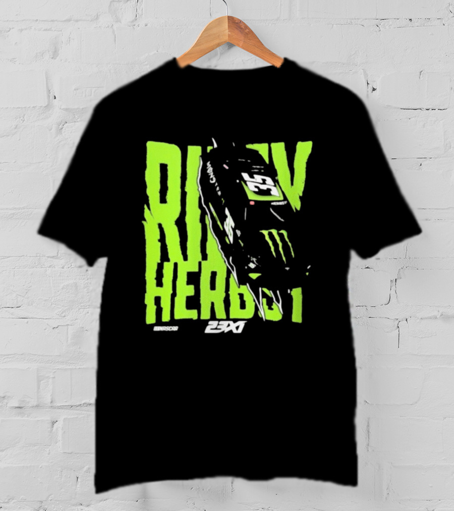 Riley Herbst 2023 23XI NASCAR Monster Energy Racing 98 T-Shirt
