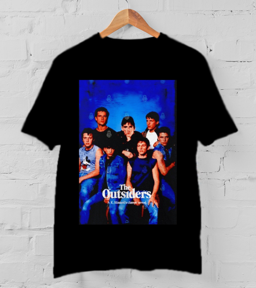 The Outsiders S E Hinton's Classic Novel Cover Group T-Shirt
