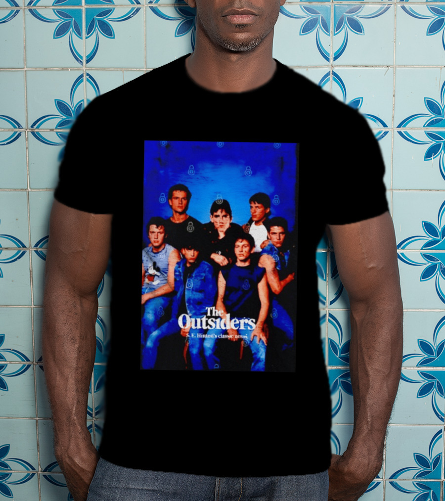 The Outsiders S E Hinton's Classic Novel Cover Group T-Shirt