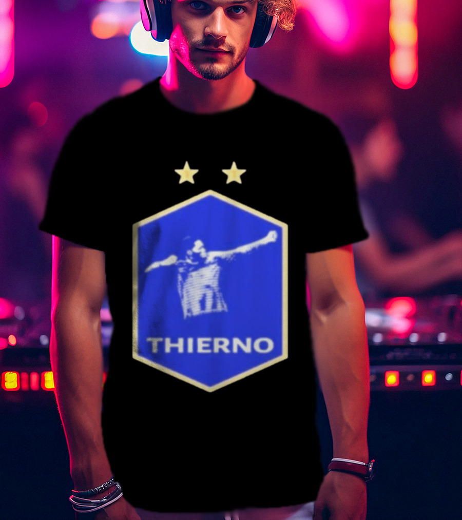 Thierno Barry Everton FC Two Stars Blue Crest T-Shirt