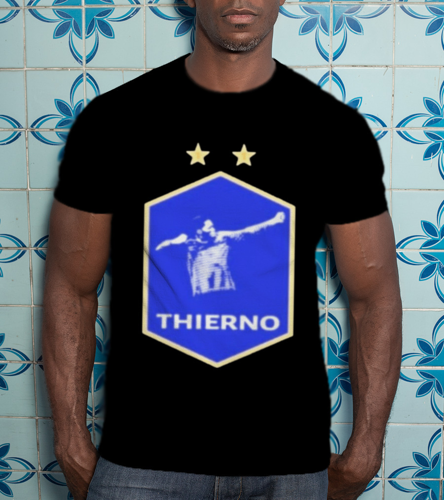 Thierno Barry Everton FC Two Stars Blue Crest T-Shirt