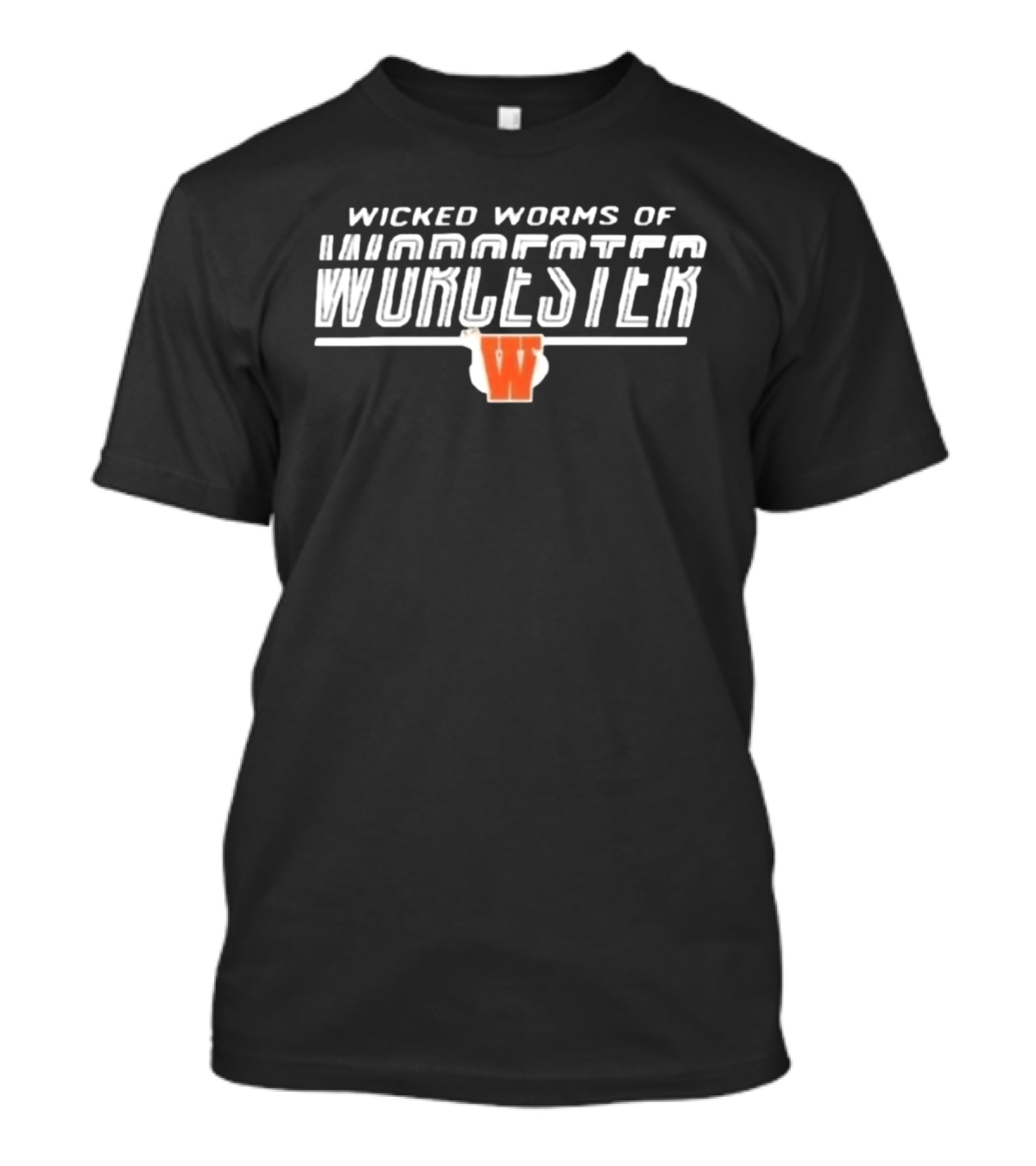 Trendy Worcester Red Sox Wicked Worms Burnt Orange Worcester T-Shirt