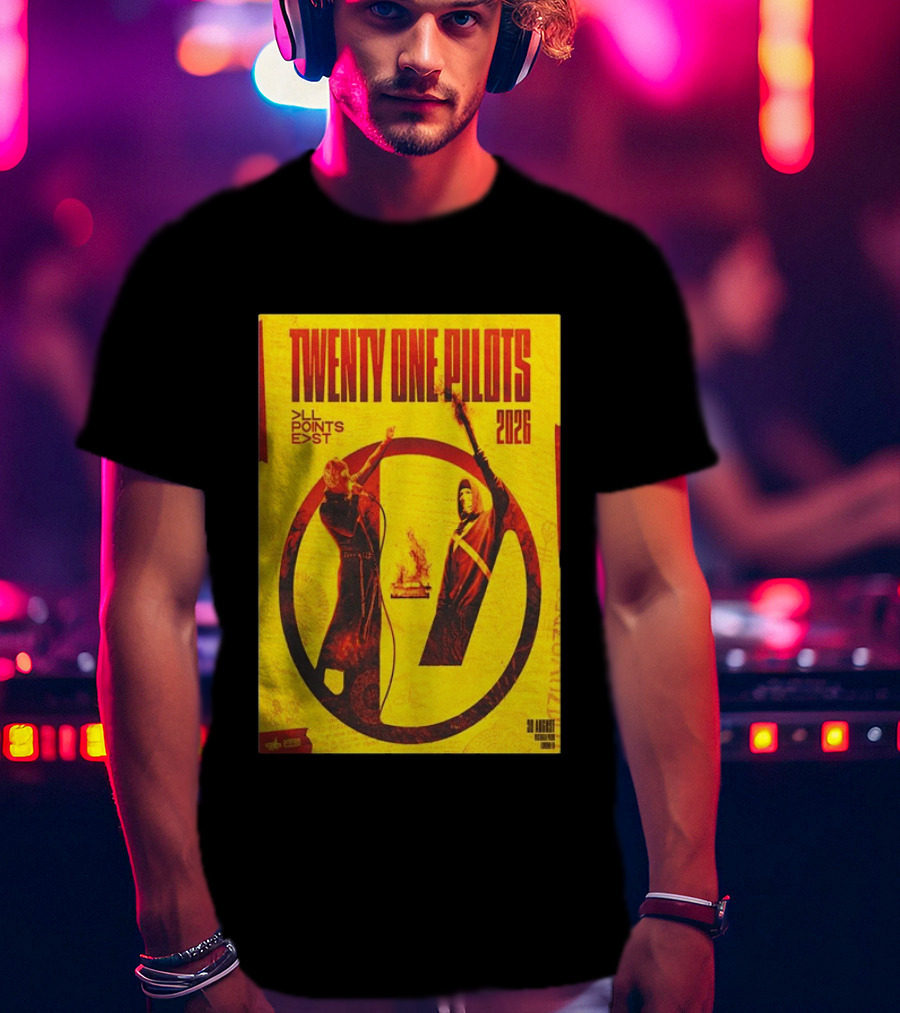 Twenty One Pilots All Points East 2026 Victoria Park London August 30 Tour T-Shirt
