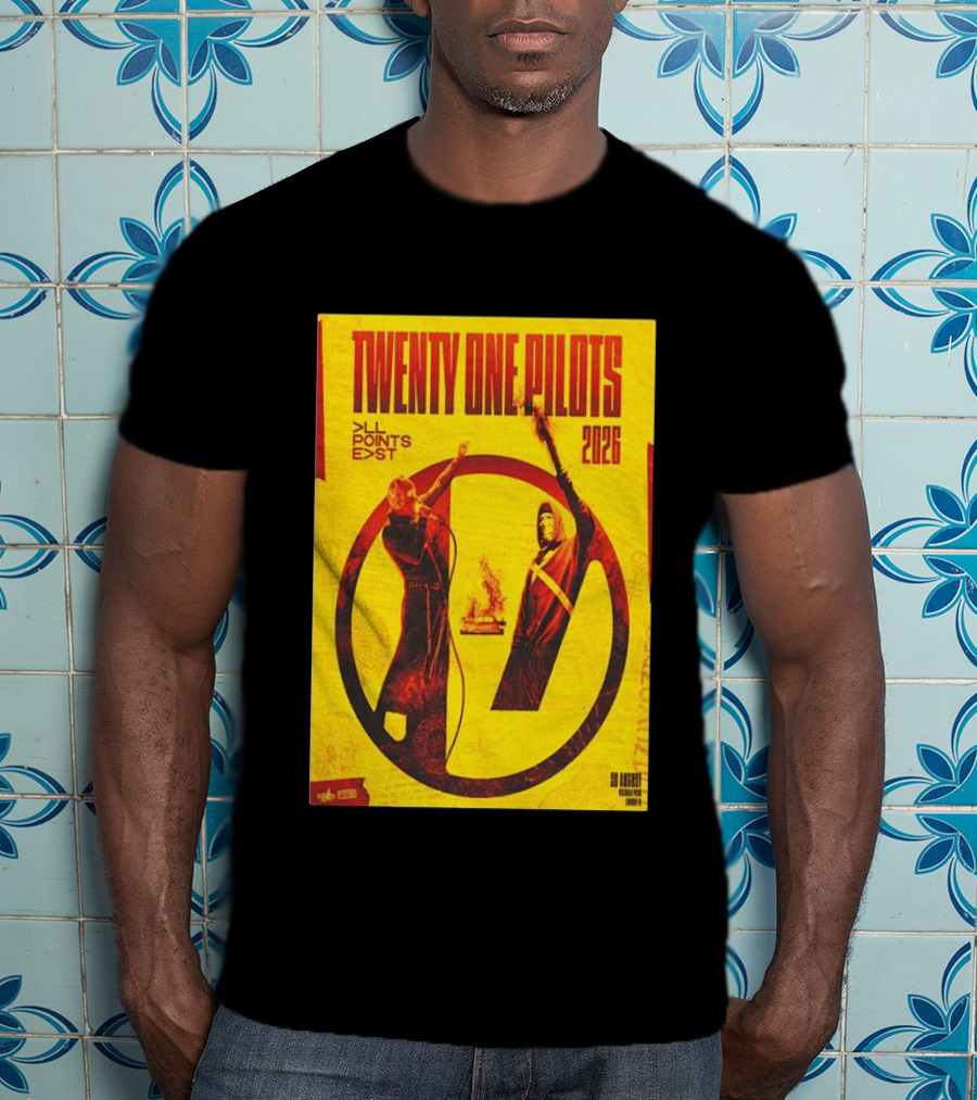 Twenty One Pilots All Points East 2026 Victoria Park London August 30 Tour T-Shirt