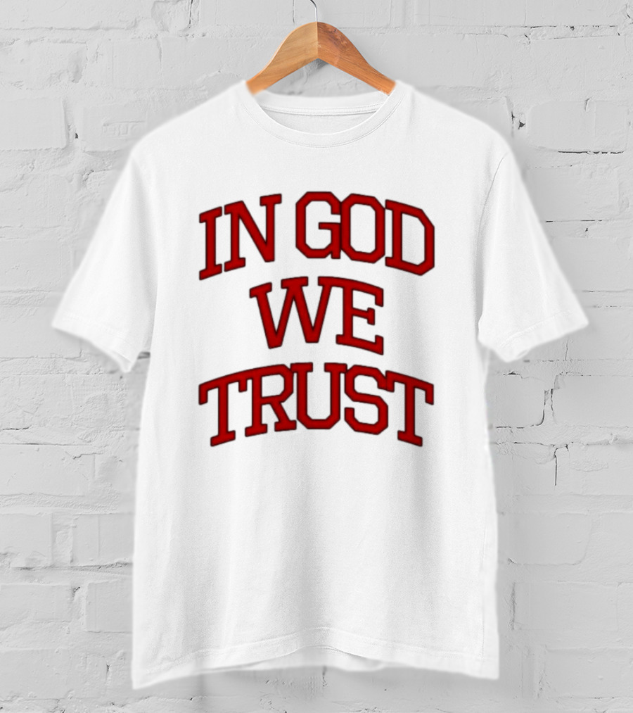 In God We Trust Bold Red T-Shirt