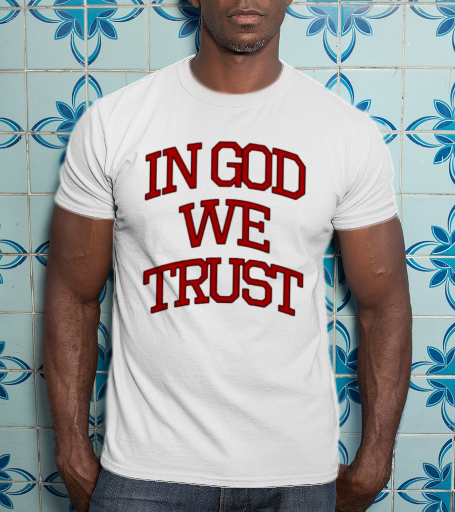 In God We Trust Bold Red T-Shirt