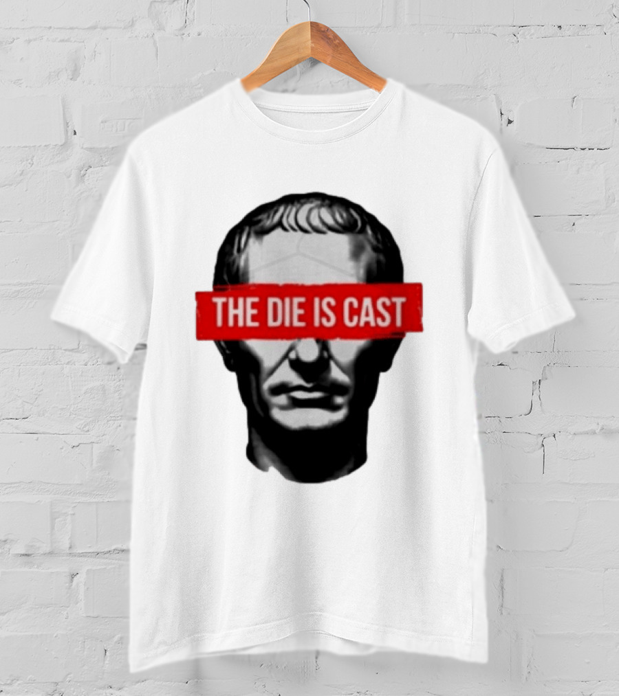 Julius Caesar The Die Is Cast Roman Historical Bust T-Shirt