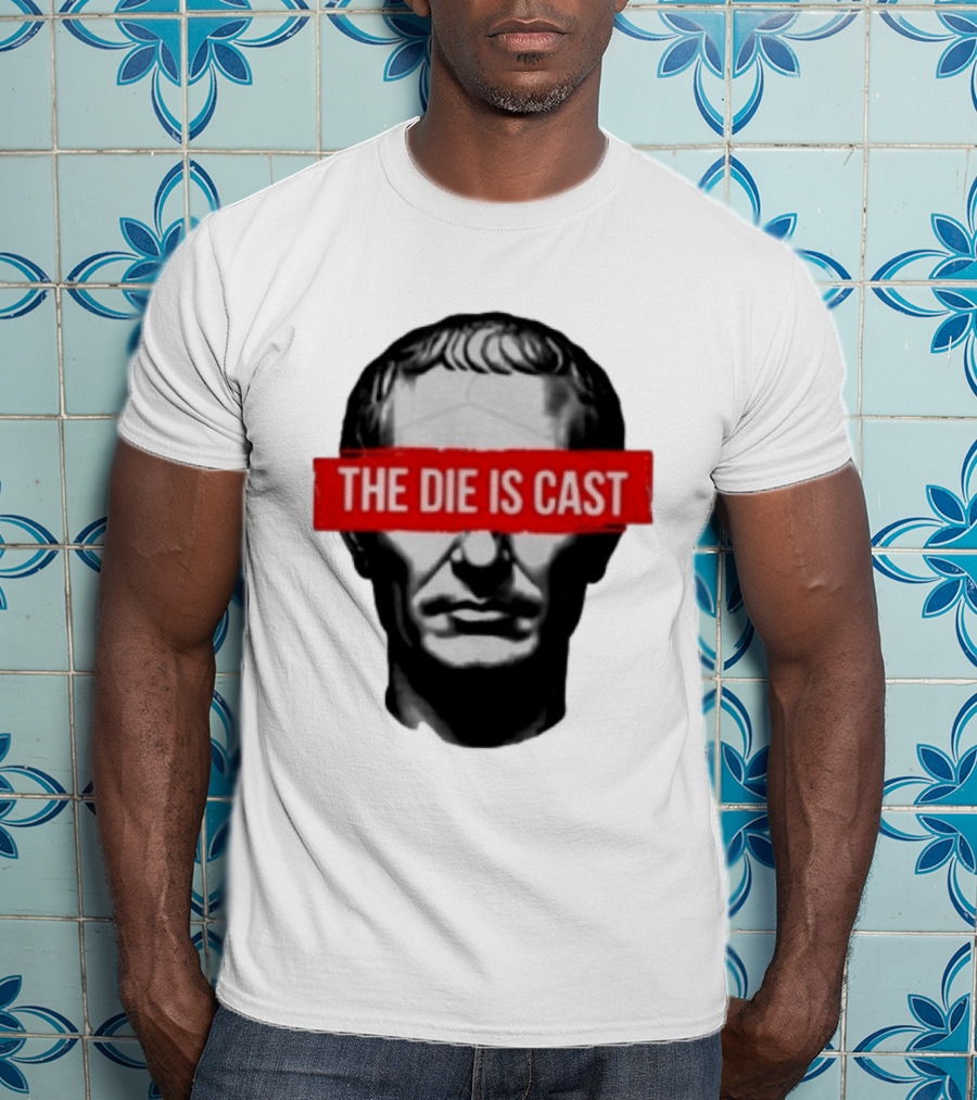 Julius Caesar The Die Is Cast Roman Historical Bust T-Shirt