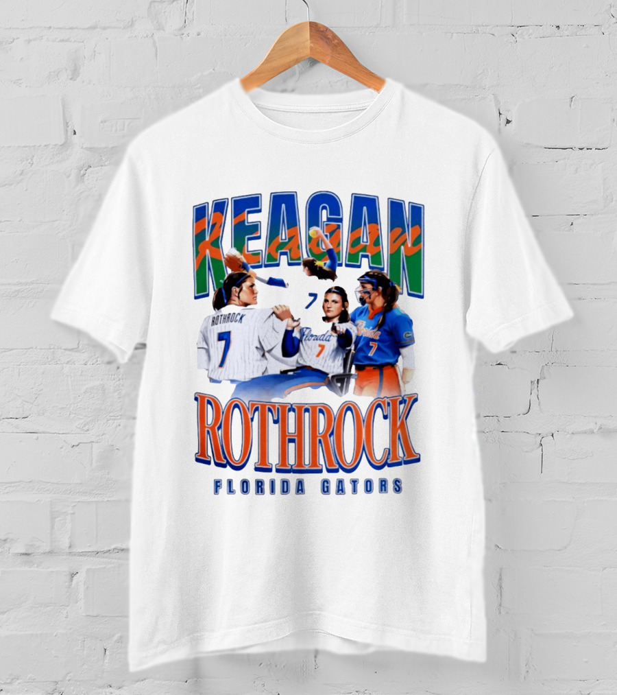 Keagan Rothrock Florida Gators Rothrock 7 Baseball Softball Athlete T-Shirt