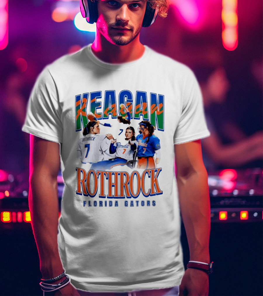 Keagan Rothrock Florida Gators Rothrock 7 Baseball Softball Athlete T-Shirt