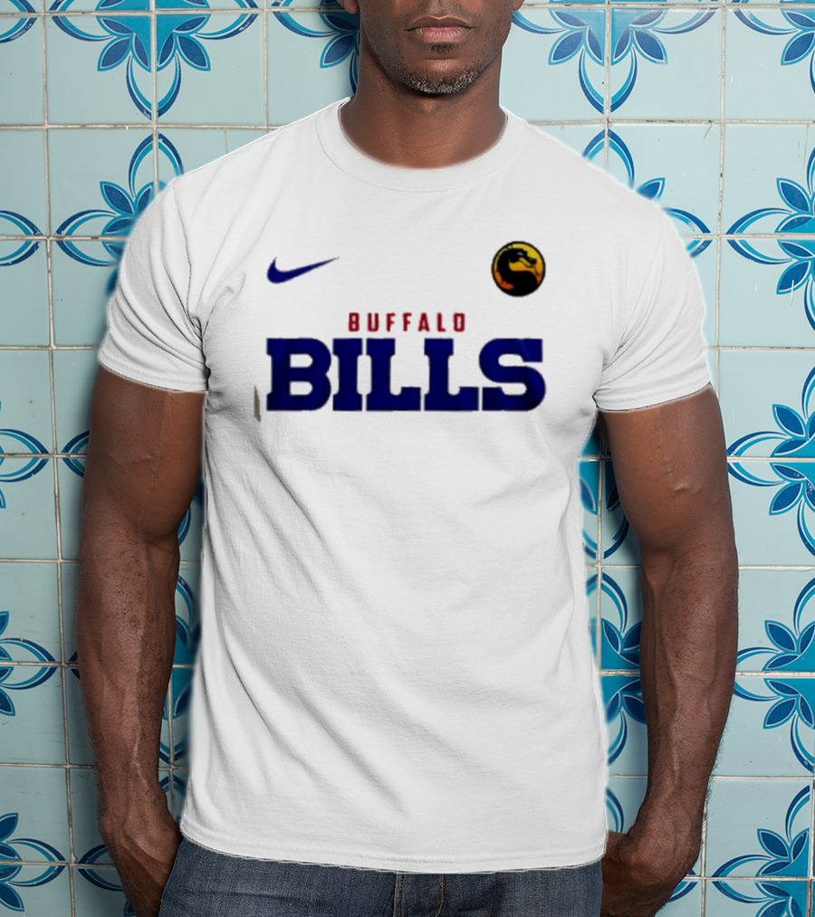 Nike Sub Zero Buffalo Bills Mortal Kombat Crossover Freeze Your Soul T-Shirt