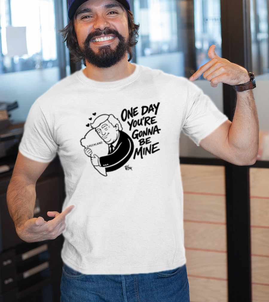 One Day Youre Gonna Be Mine Trump Hugging Pillow Hearts T-Shirt