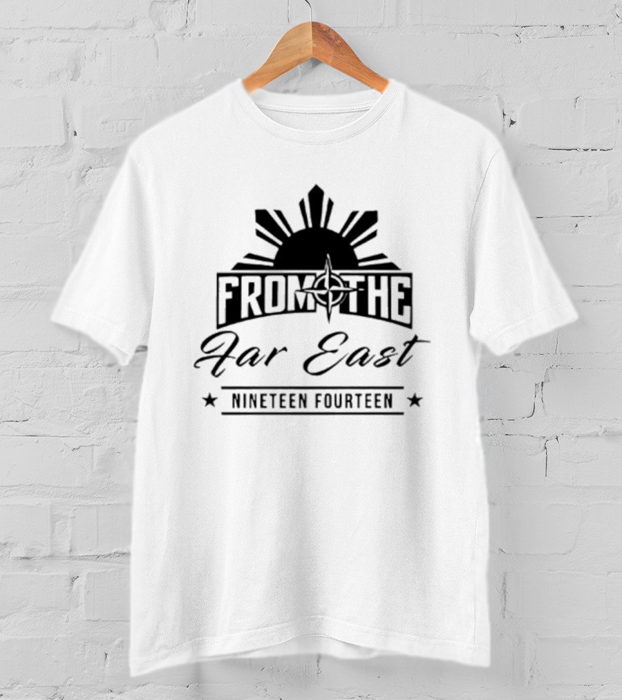 From The Far East Nineteen Fourteen Sunburst Star T-Shirt