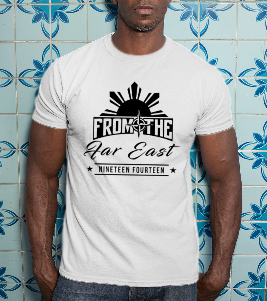 From The Far East Nineteen Fourteen Sunburst Star T-Shirt