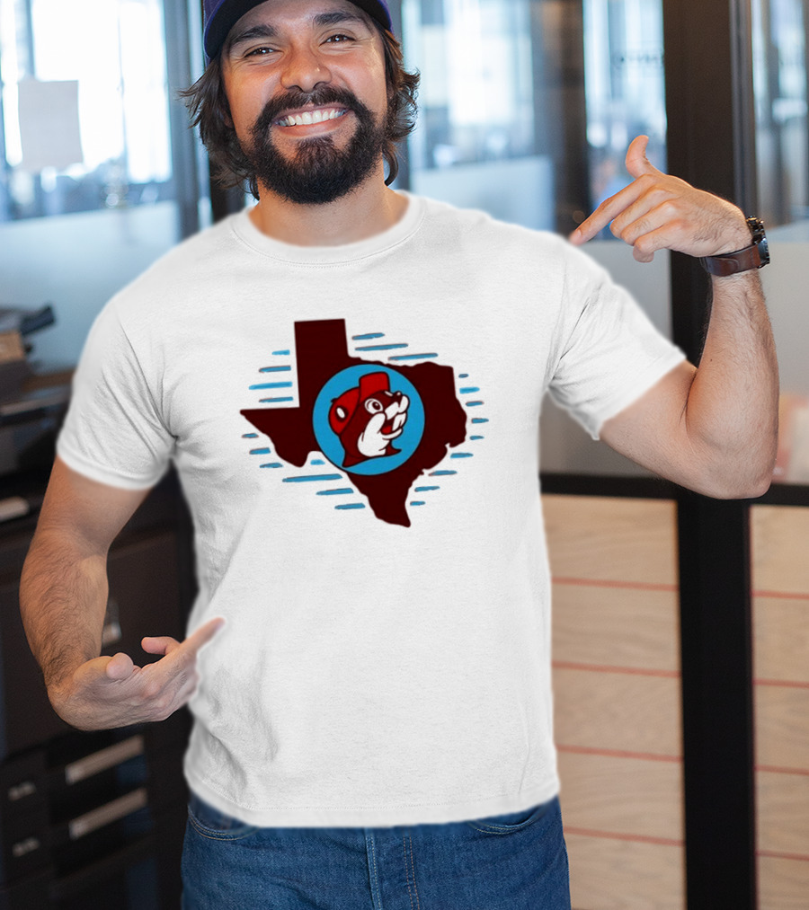 Buc Ees Texas Beaver Icon State Outline Trending T-Shirt