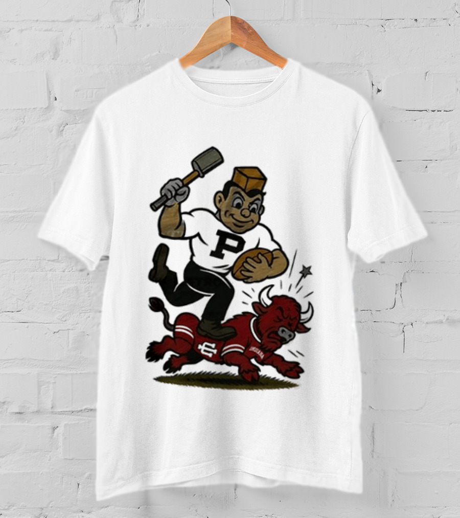 Purdue Boilermakers Crush Indiana Hoosiers NCAA Football Rivalry Victory T-Shirt