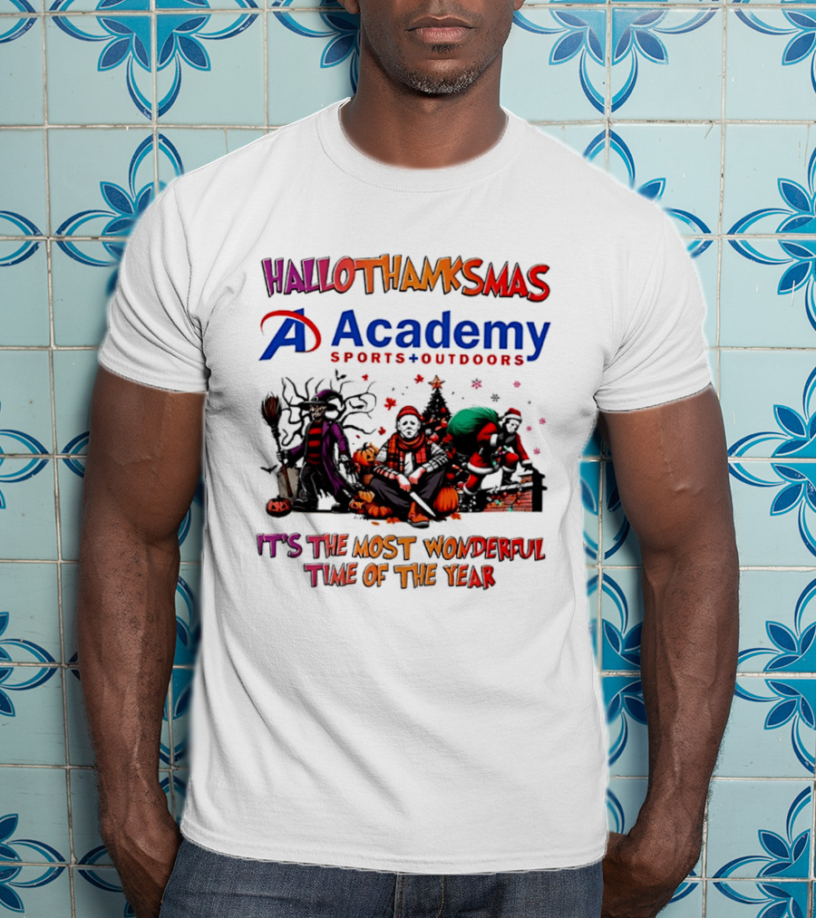 Hallothanksmas Academy Sports Outdoors It's The Most Wonderful Time T-Shirt