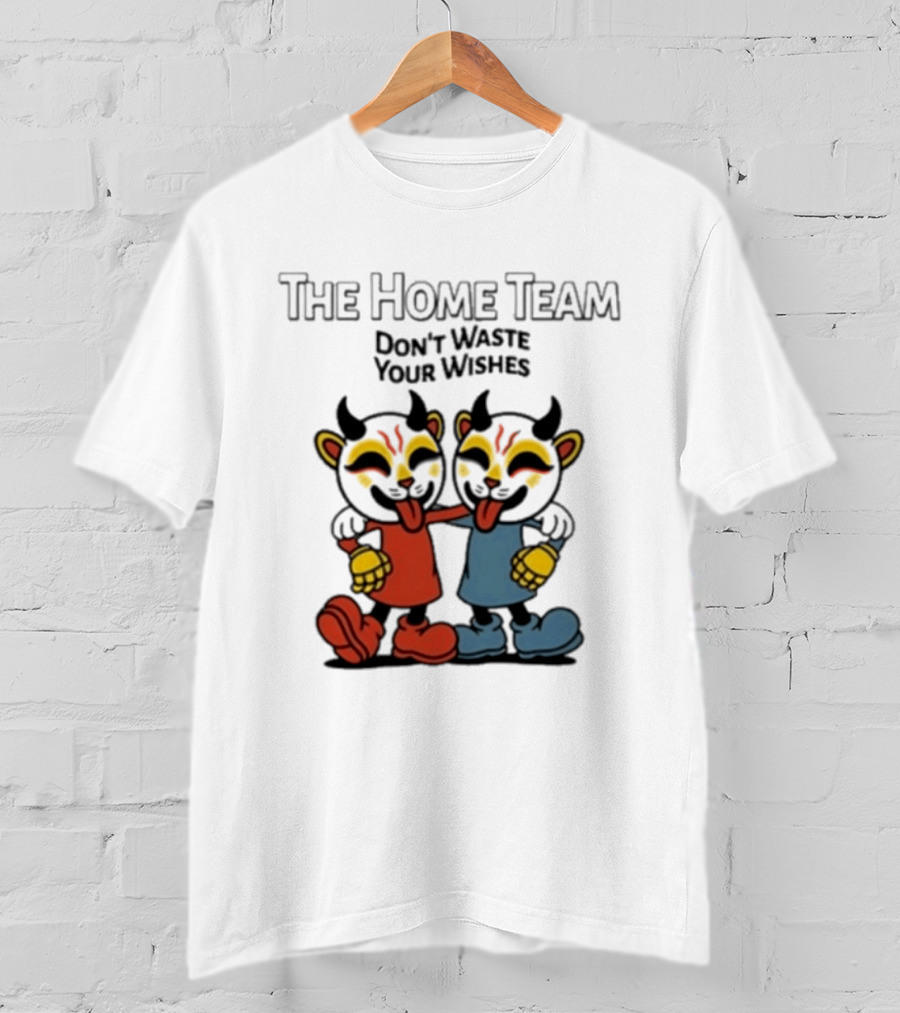 The Home Team Don't Waste Your Wishes Cuphead Tie Dye T-Shirt