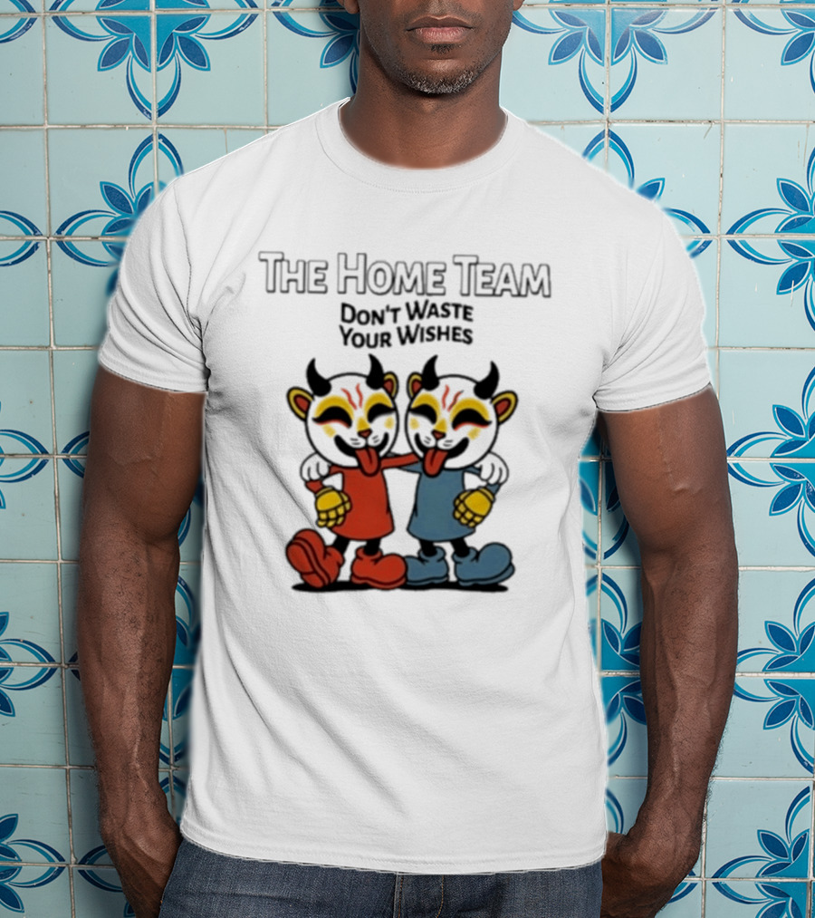 The Home Team Don't Waste Your Wishes Cuphead Tie Dye T-Shirt