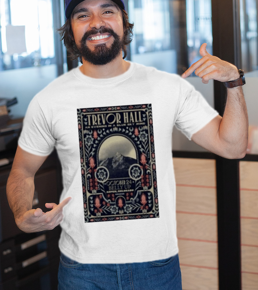 Trevor Hall An Evening In A Blue Sky Mind At Belly Up Aspen Colorado October 24 2025 T-Shirt