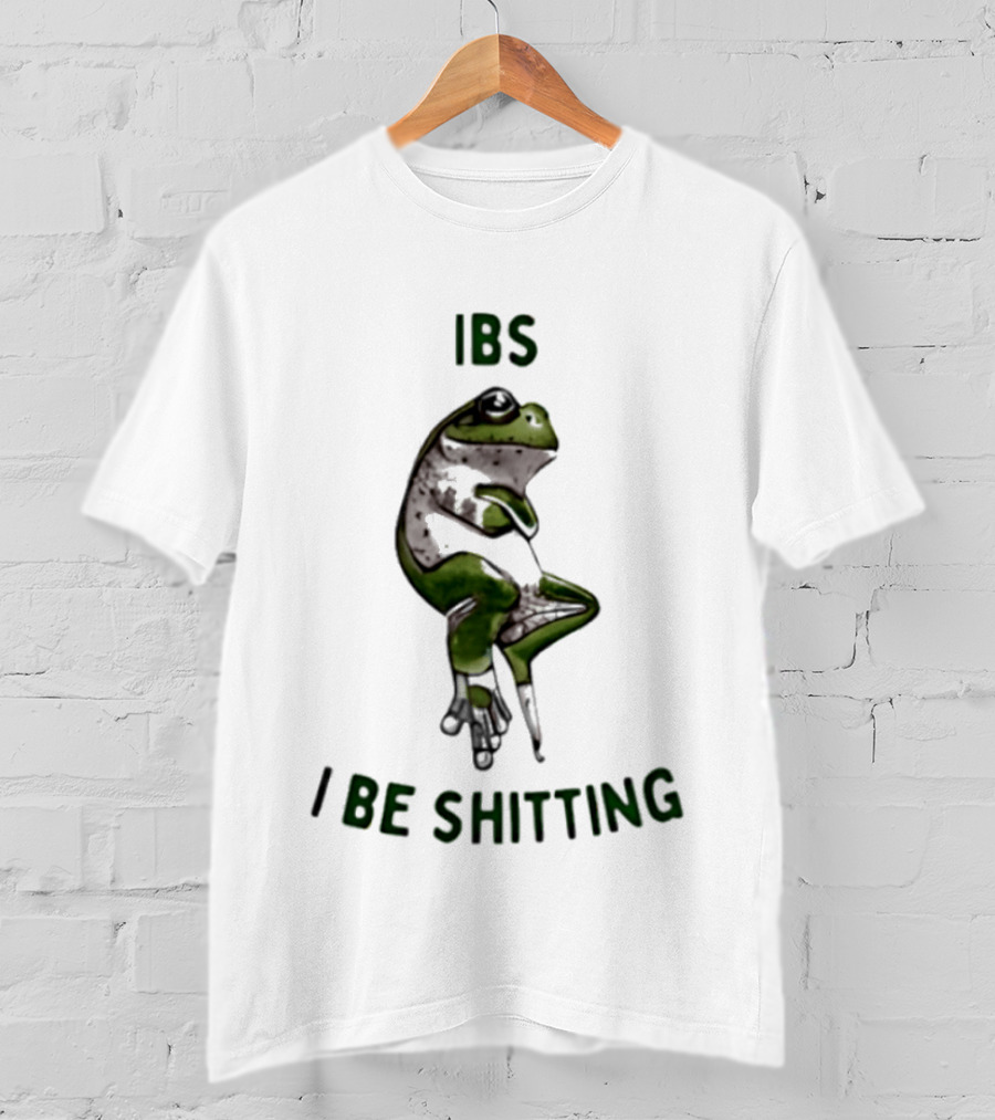 IBS I Be Shitting Frog Christmas T-Shirt