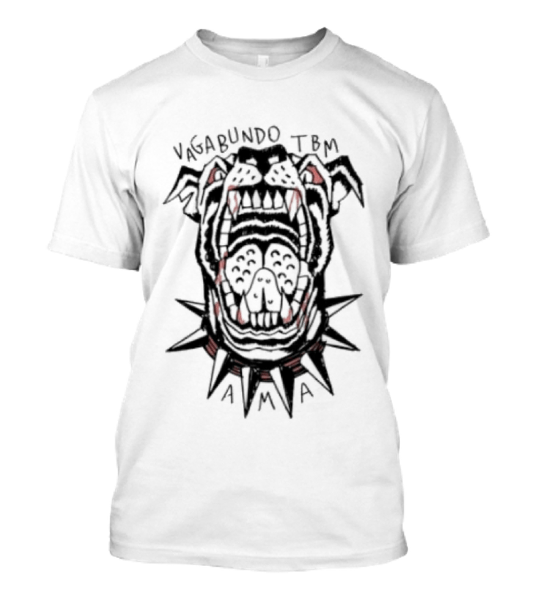 Vagabundo THC Original Pitbull Sketch Womens T-Shirt
