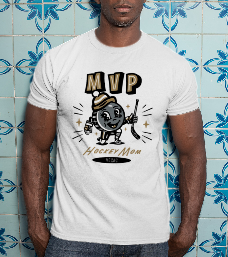 Original Vegas Golden Knights MVP Hockey Mom 2025 T-Shirt