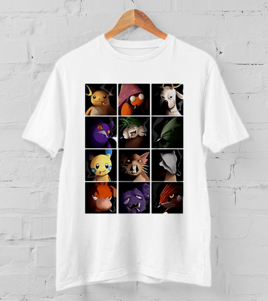 Pokemon Characters It Looks Just As Stupid When You Do It Smoking T-Shirt