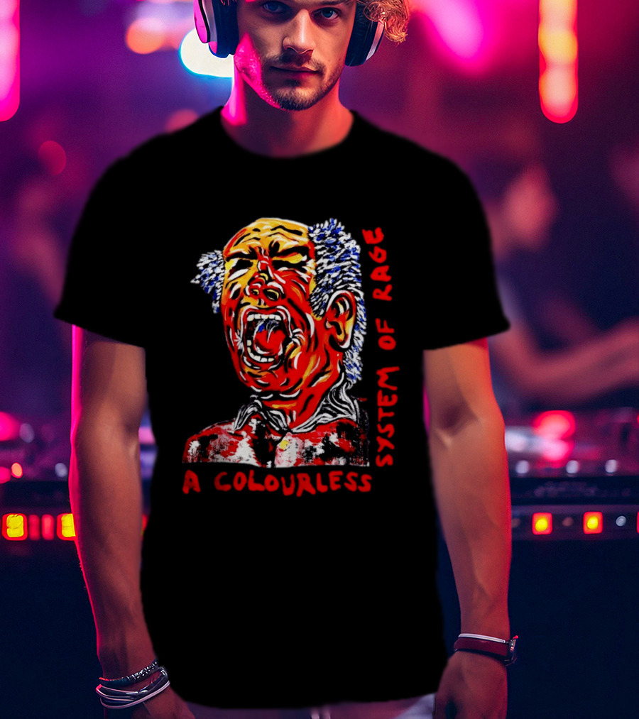 A Colourless System Of Rage Screaming Face T-Shirt